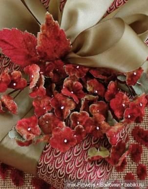 Цветочные аксессуары для Антикварных кукол - продолжение