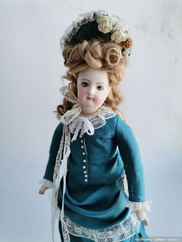 Цветочные аксессуары для Антикварных кукол - продолжение (фото 10)