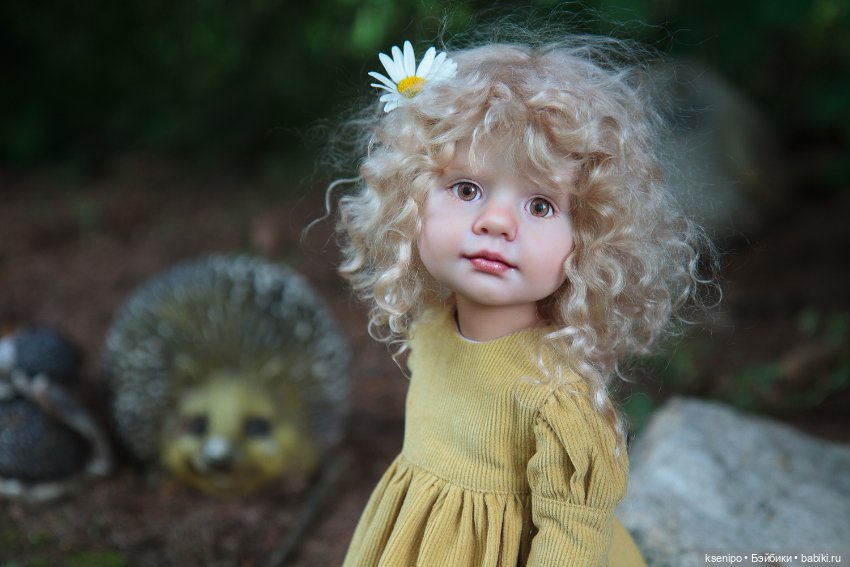 Ромашка🌼 ООАК куколки Готц Gotz ростом 36 см (фото 10)