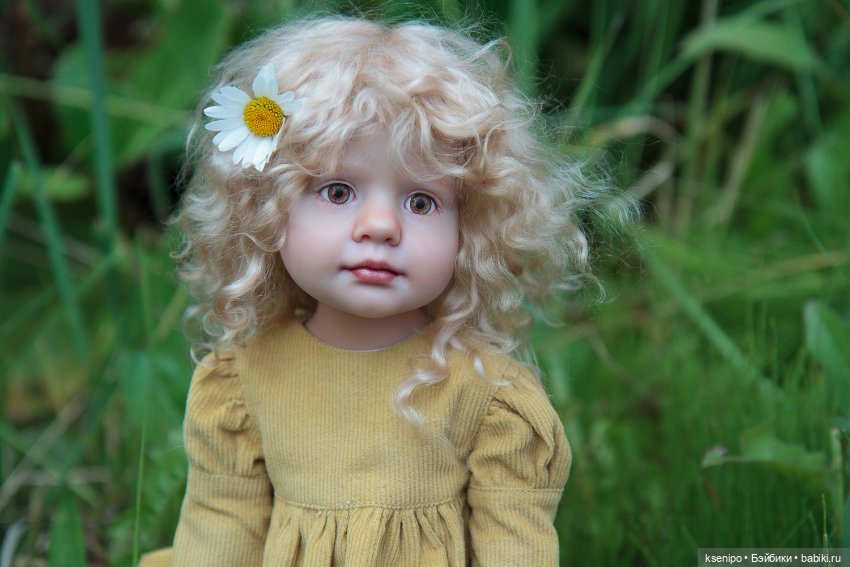 Ромашка🌼 ООАК куколки Готц Gotz ростом 36 см (фото 2)