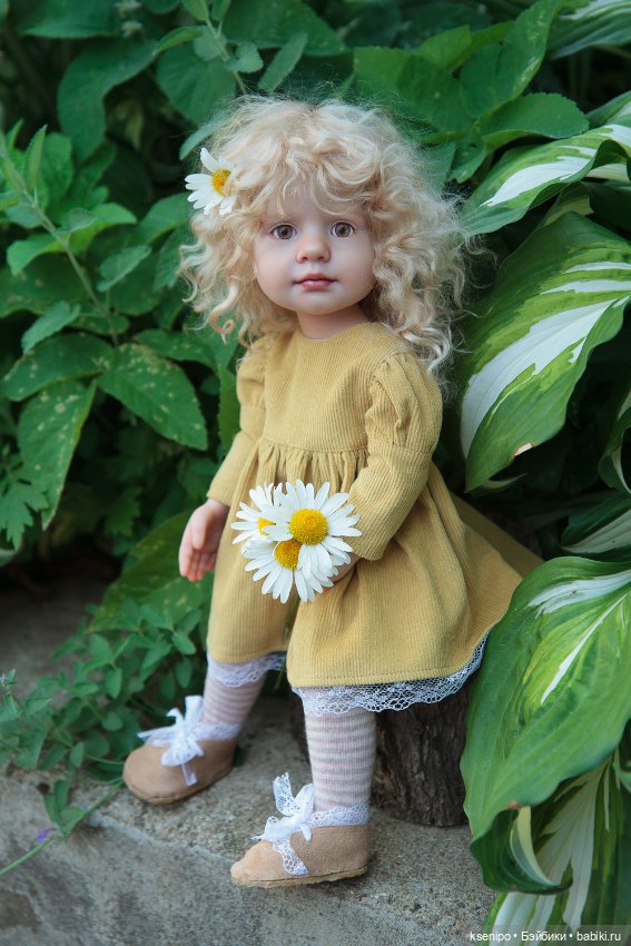 Ромашка🌼 ООАК куколки Готц Gotz ростом 36 см (фото 8)