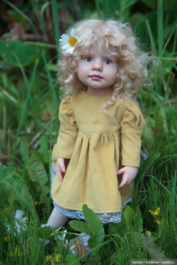 Ромашка🌼 ООАК куколки Готц Gotz ростом 36 см (фото 6)