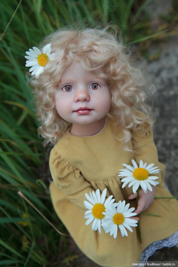 Ромашка🌼 ООАК куколки Готц Gotz ростом 36 см (фото 7)