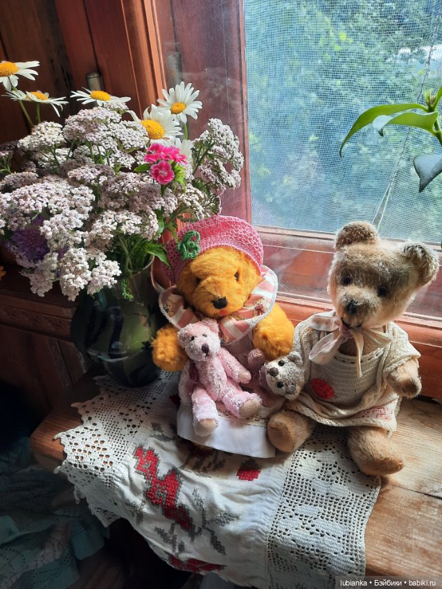 Вся медвежачья дачная семья