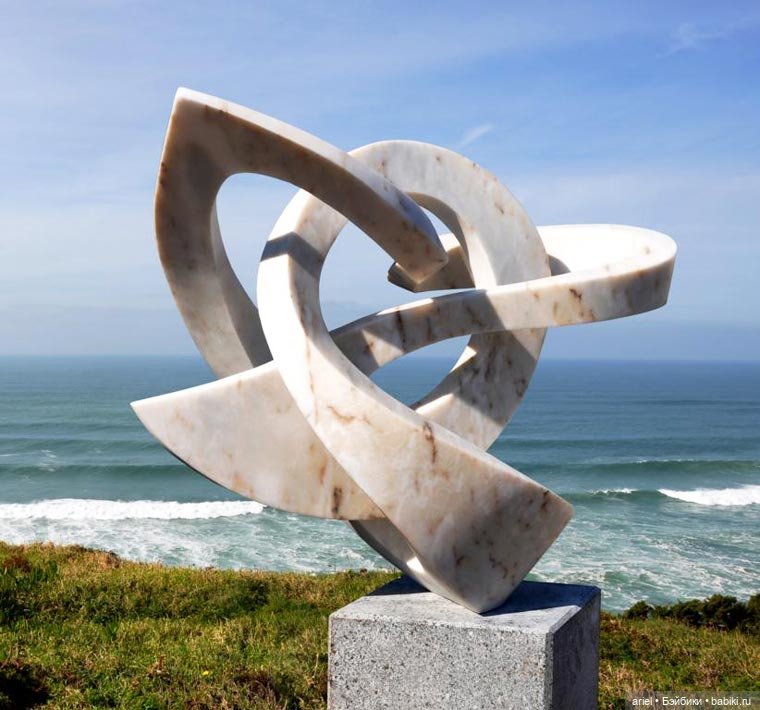 Скрученные скульптуры из мрамора Georg Scheele (фото 3)