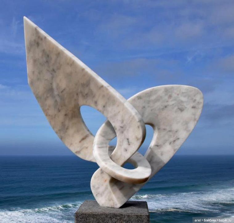 Скрученные скульптуры из мрамора Georg Scheele (фото 8)