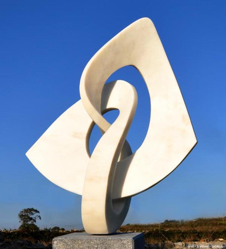 Скрученные скульптуры из мрамора Georg Scheele (фото 10)