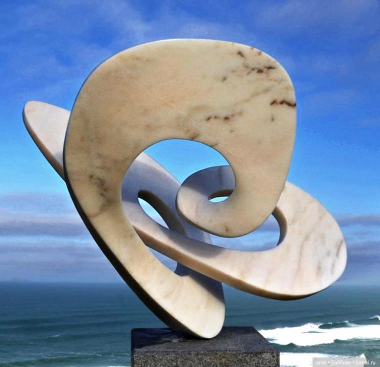 Скрученные скульптуры из мрамора Georg Scheele (фото 9)