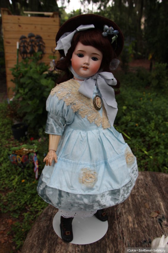 Одела - обула - отмыла - причесала антикварную 25"Schoenau Hoffmeister