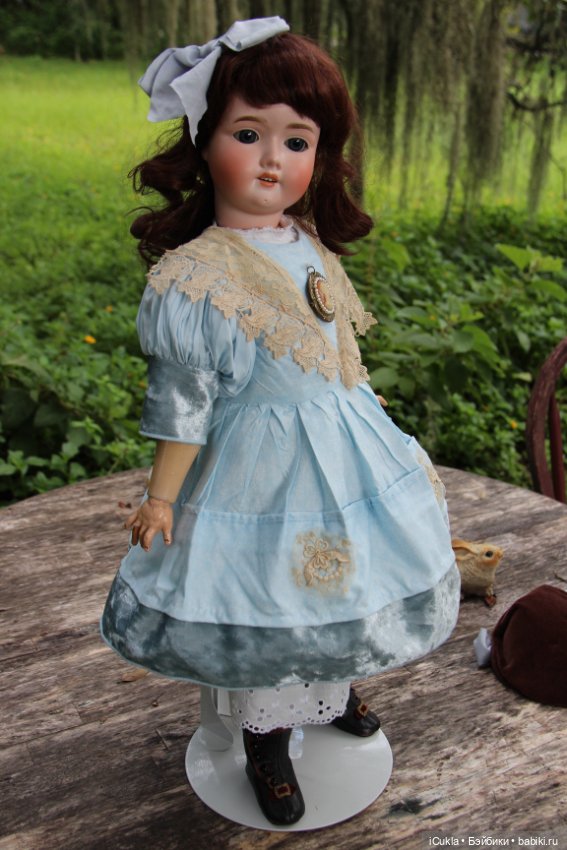 Одела - обула - отмыла - причесала антикварную 25"Schoenau Hoffmeister