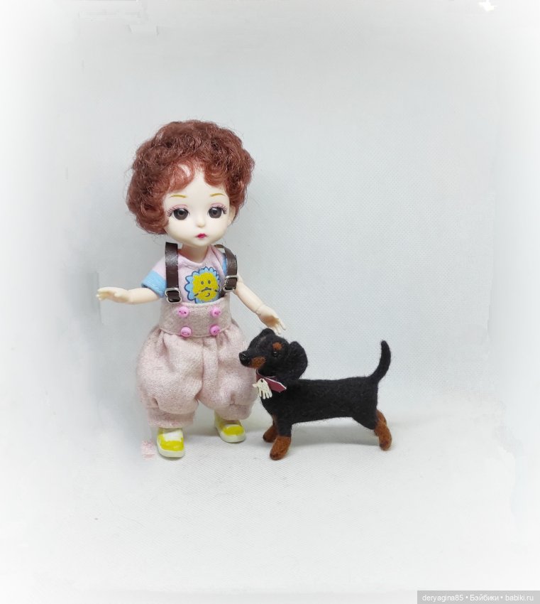 Такса — Валяные игрушки из шерсти: сухое валяние (фото 2)