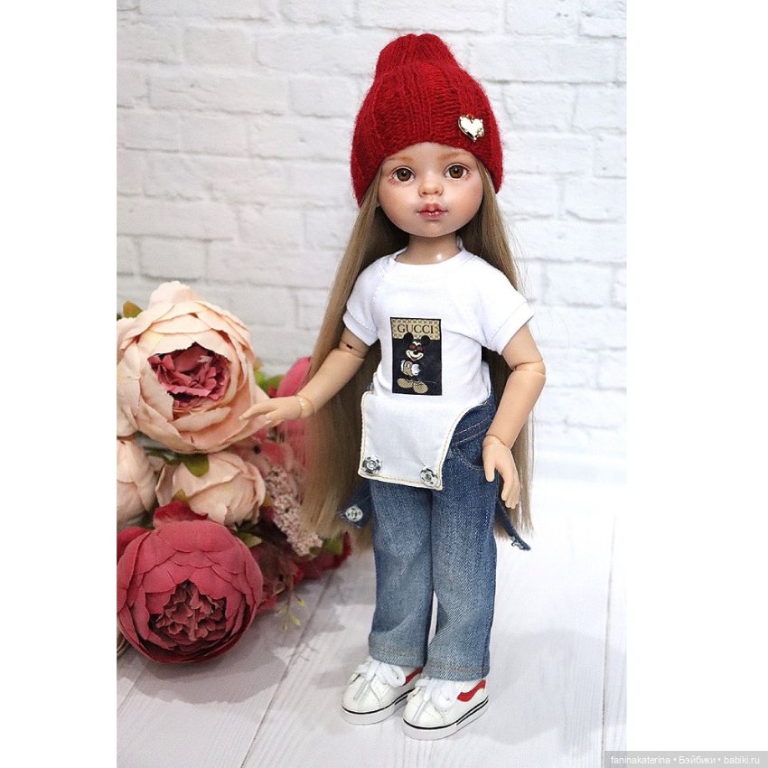 Роспись куколки Карлы от Paola Reina (фото 9)