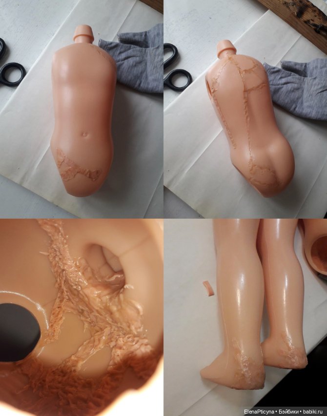 Полина ("Огонек") — Реставрация и преображение кукол: ремонт (фото 8)