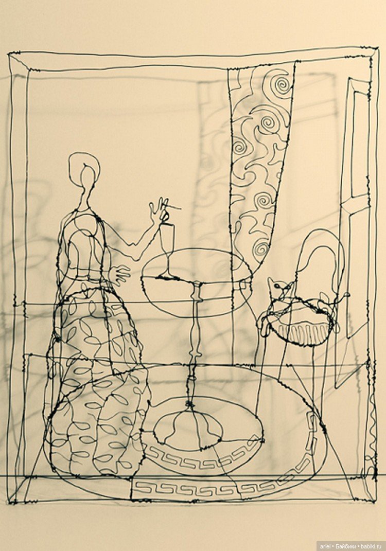 Скульптуры из проволоки Мартина Сенна (Martin Senn)