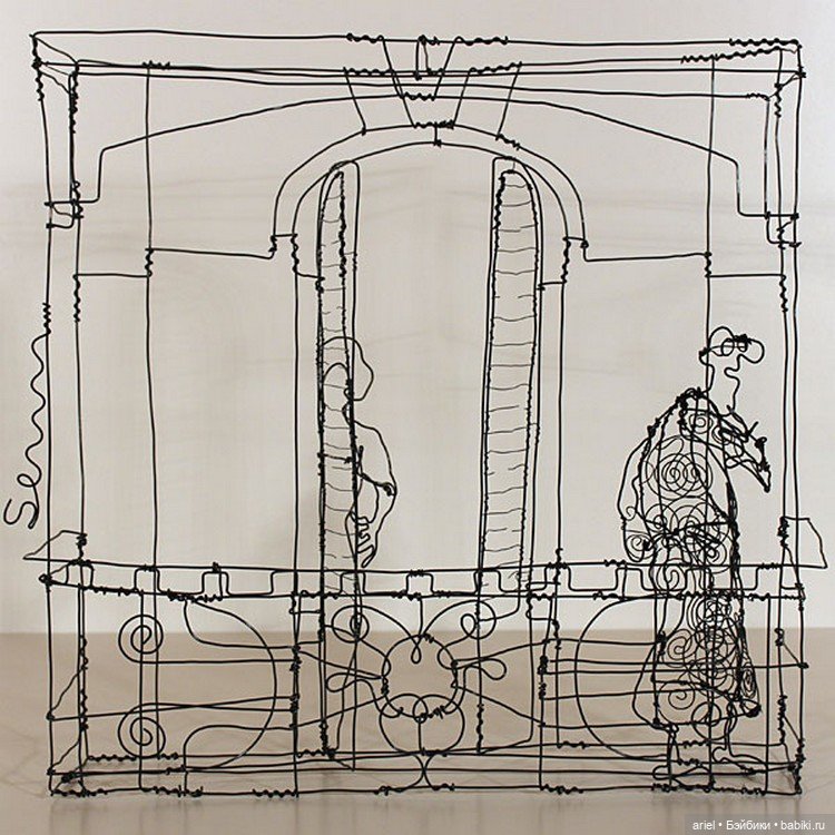 Скульптуры из проволоки Мартина Сенна (Martin Senn)