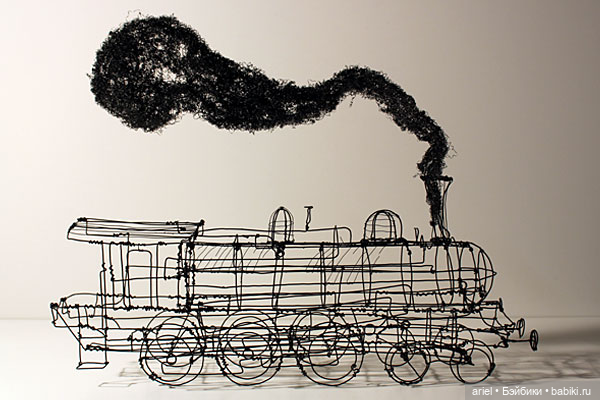 Скульптуры из проволоки Мартина Сенна (Martin Senn)