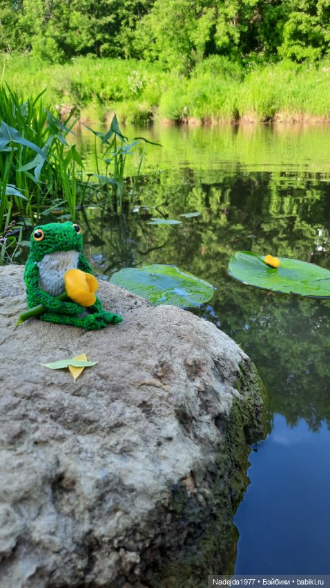 Мои последние работы.Лягушки по выкройке Клэр Гарланд