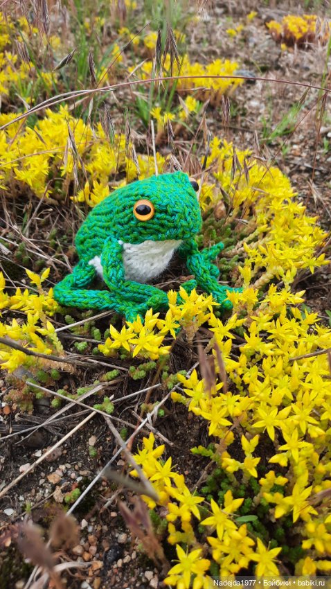 Мои последние работы.Лягушки по выкройке Клэр Гарланд