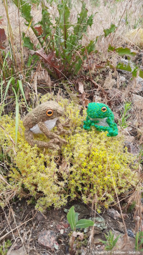 Мои последние работы.Лягушки по выкройке Клэр Гарланд