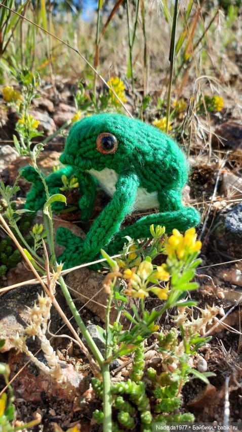 Мои последние работы.Лягушки по выкройке Клэр Гарланд