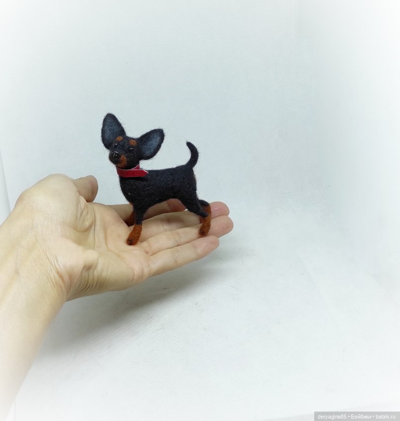 Мини тойчик — Валяные игрушки из шерсти: сухое валяние (фото 5)