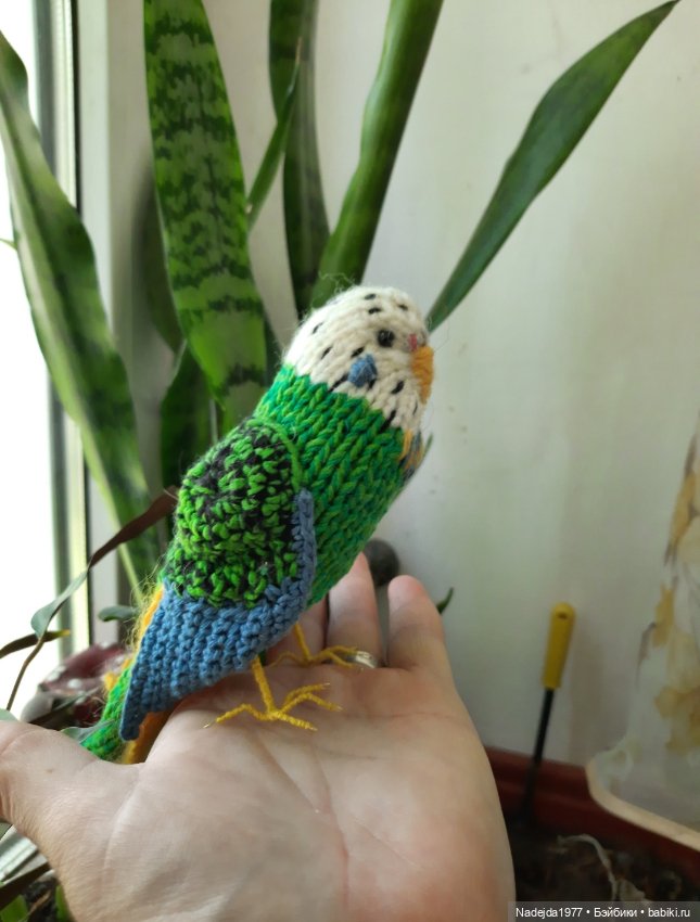 Попугаи по выкройке Клэр Гарланд. Новая работа (фото 7)
