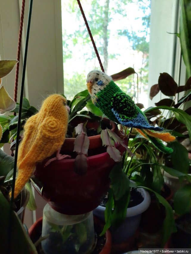 Попугаи по выкройке Клэр Гарланд. Новая работа