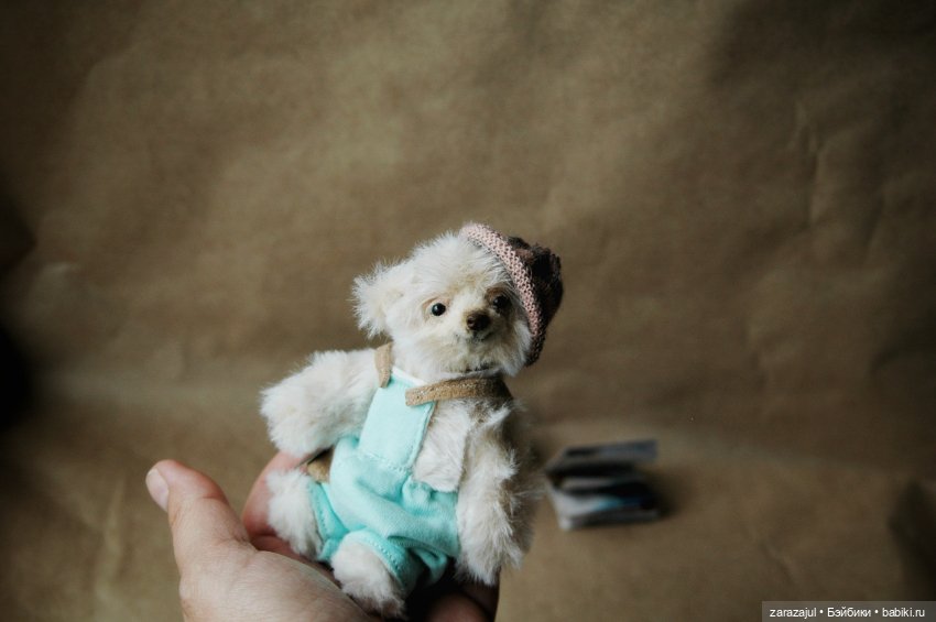 Мишка готов. У Айки настроение дождик