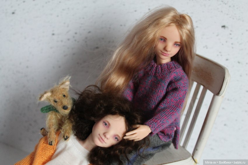 Анна, Сашка и Макарон — Домашние фото авторских кукол: личные коллекции