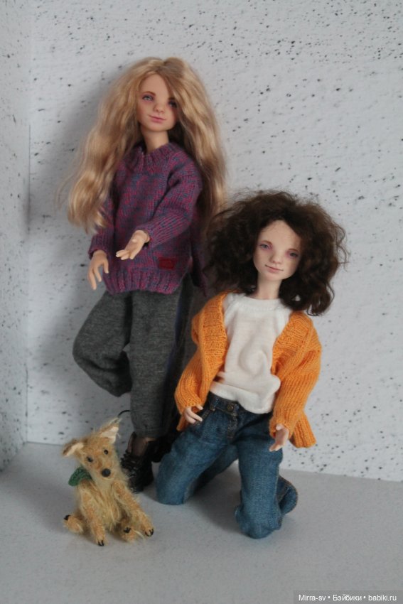 Анна, Сашка и Макарон — Домашние фото авторских кукол: личные коллекции