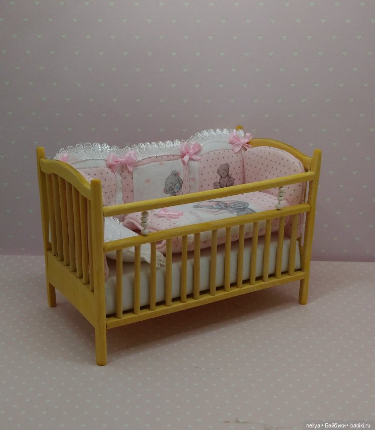 Кроватка для куколок — Мебель для кукол и домиков: фото (фото 3)