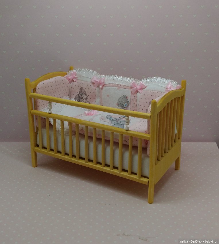 Кроватка для куколок — Мебель для кукол и домиков: фото (фото 2)