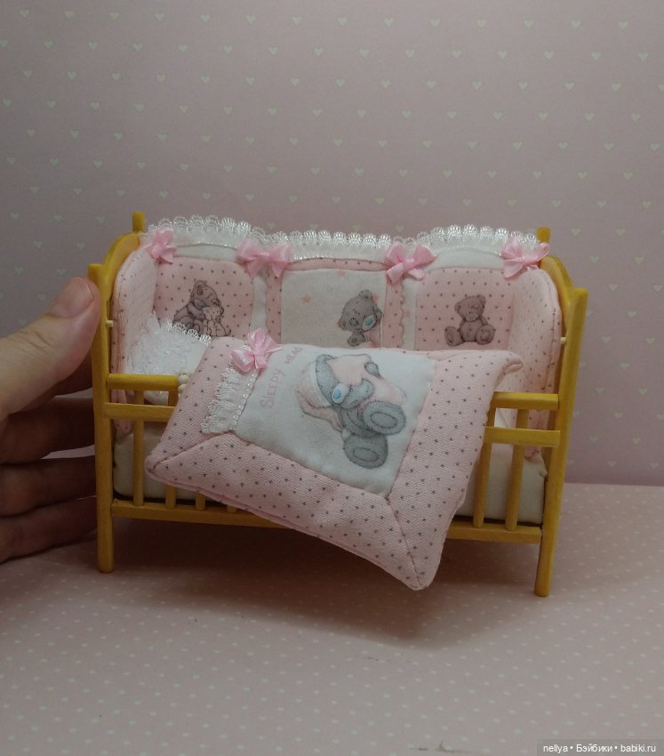 Кроватка для куколок — Мебель для кукол и домиков: фото (фото 5)