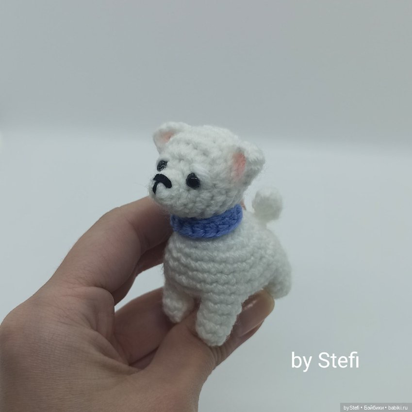 Мини-пёсель — Вязаные игрушки и амигуруми: крючком