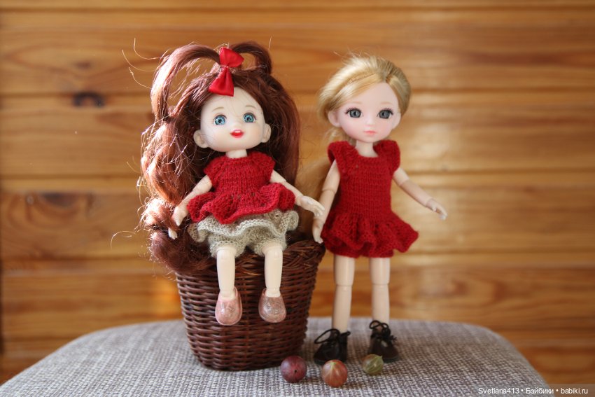 О моих первых неожиданно купленных для себя игровых куклах и их фото в новых нарядах (фото 2)
