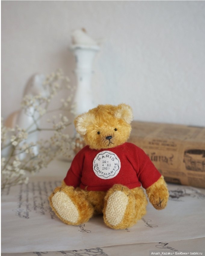 Мишка Дэнни 🌻💛 — Авторские мишки Тедди и друзья: фото (фото 4)