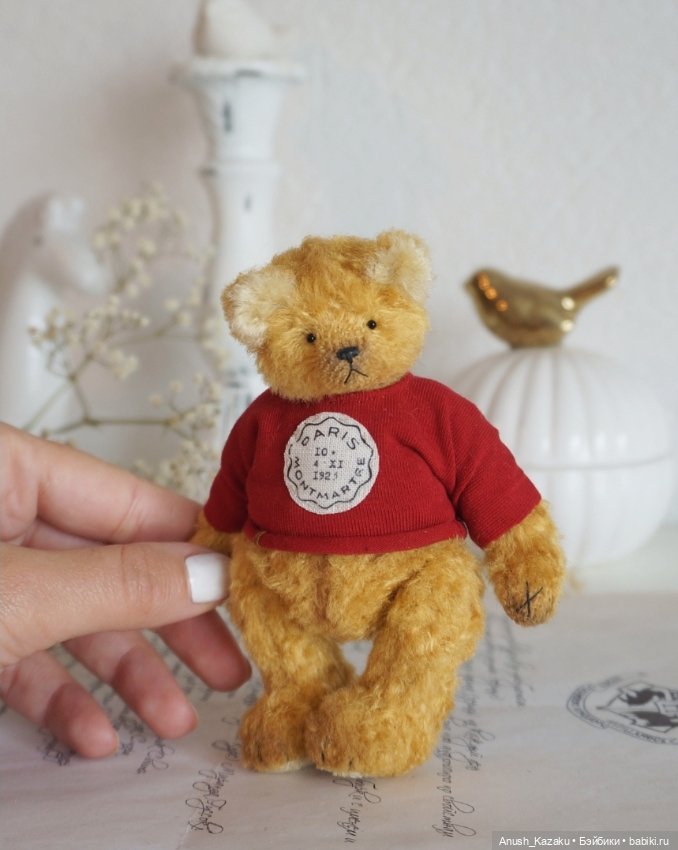 Мишка Дэнни 🌻💛 — Авторские мишки Тедди и друзья: фото (фото 3)