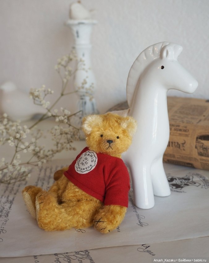 Мишка Дэнни 🌻💛 — Авторские мишки Тедди и друзья: фото (фото 6)