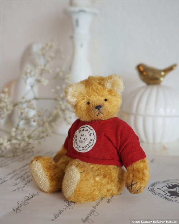 Мишка Дэнни 🌻💛 — Авторские мишки Тедди и друзья: фото