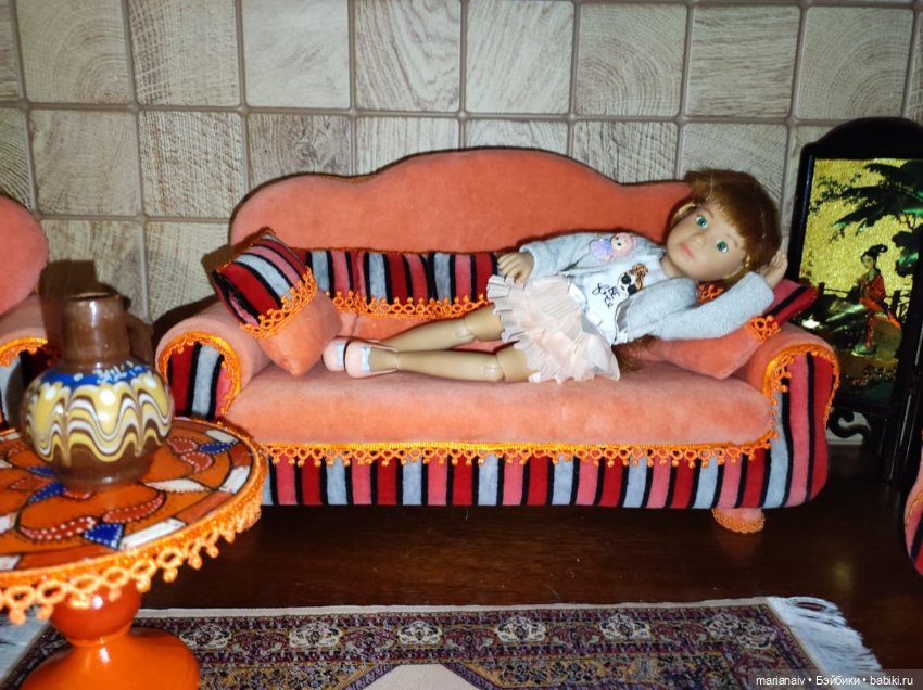 Набор мягкой мебели Апельсиновый джем