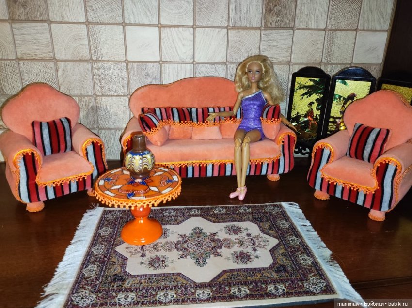 Набор мягкой мебели Апельсиновый джем