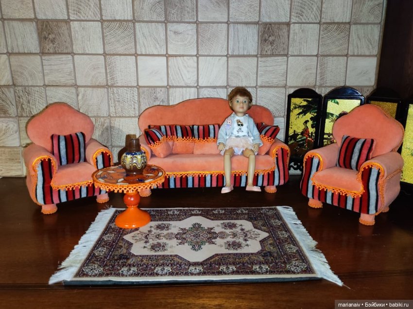 Набор мягкой мебели Апельсиновый джем (фото 8)