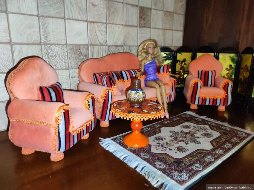 Набор мягкой мебели Апельсиновый джем