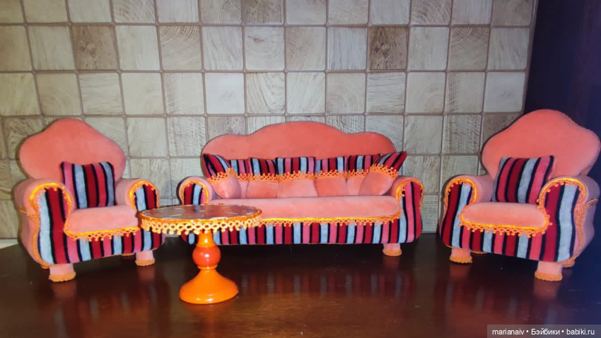 Набор мягкой мебели Апельсиновый джем
