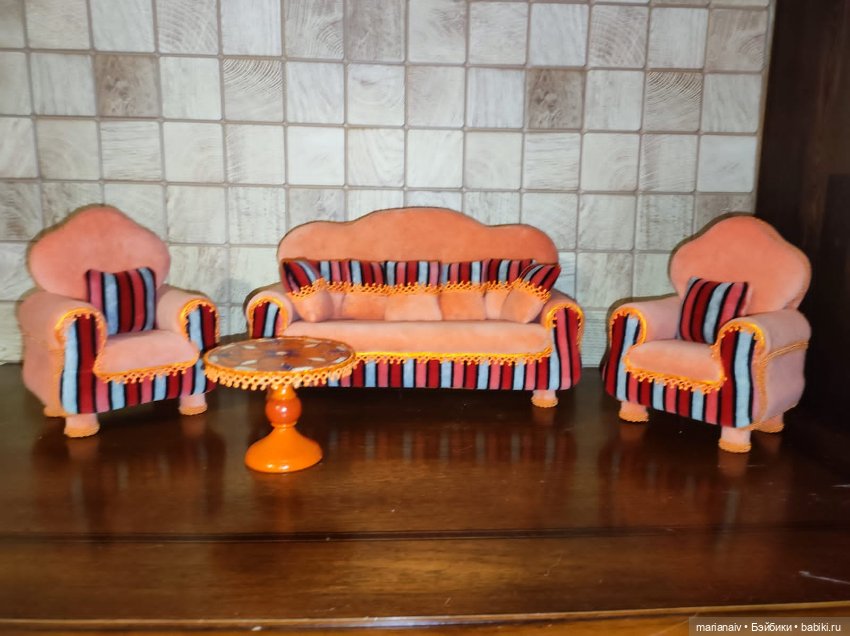 Набор мягкой мебели Апельсиновый джем
