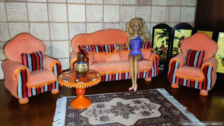 Набор мягкой мебели Апельсиновый джем (фото 2)