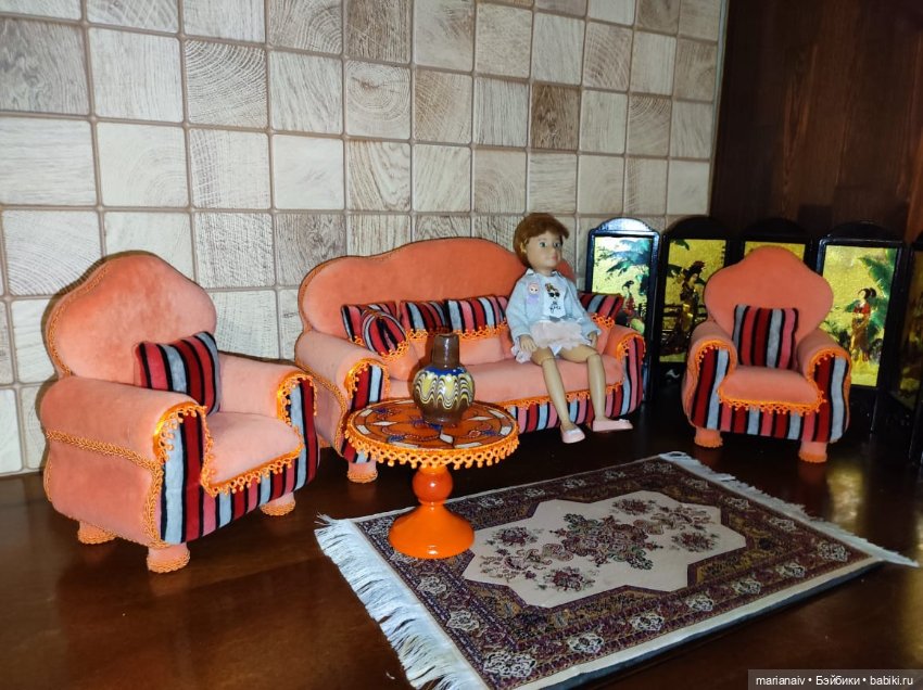 Набор мягкой мебели Апельсиновый джем (фото 7)