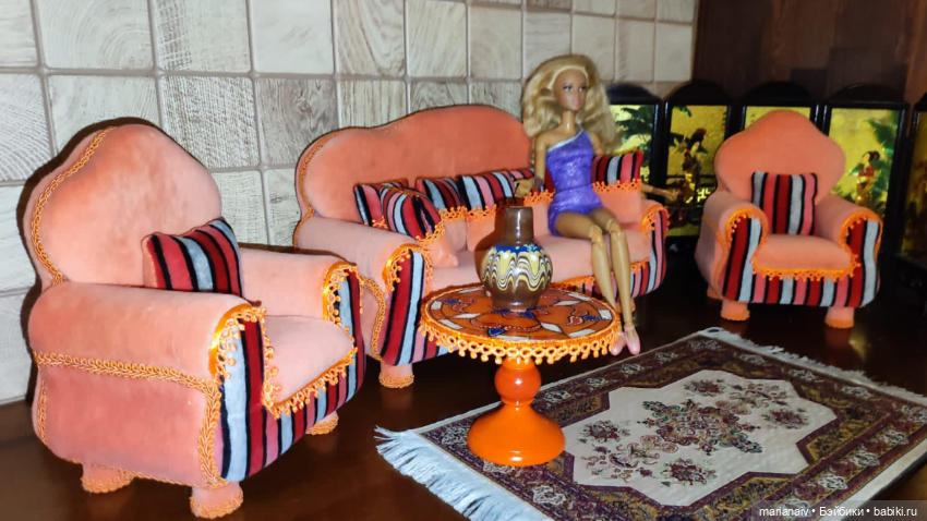 Набор мягкой мебели Апельсиновый джем (фото 3)