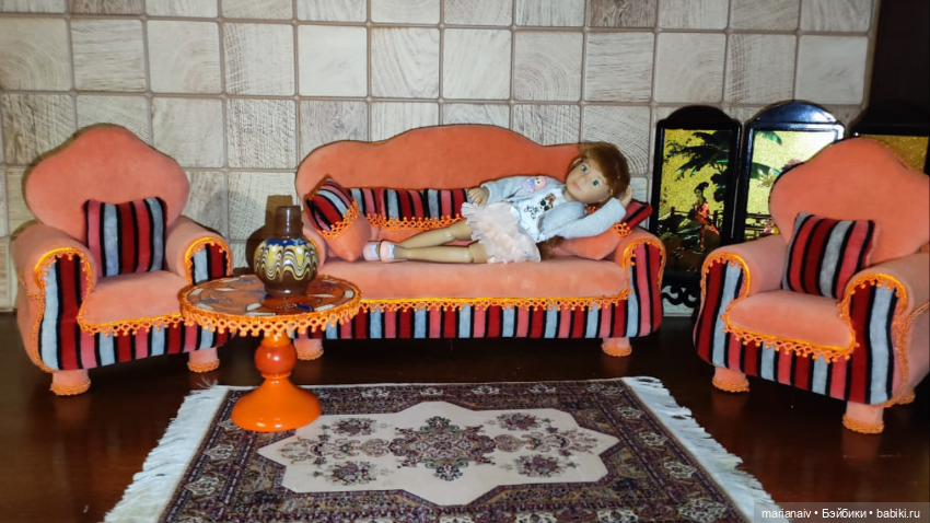 Набор мягкой мебели Апельсиновый джем (фото 4)