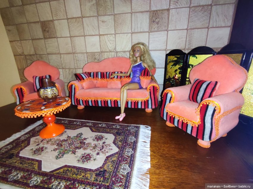 Набор мягкой мебели Апельсиновый джем